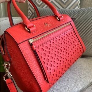 Kate Spade Red Leather Handbag